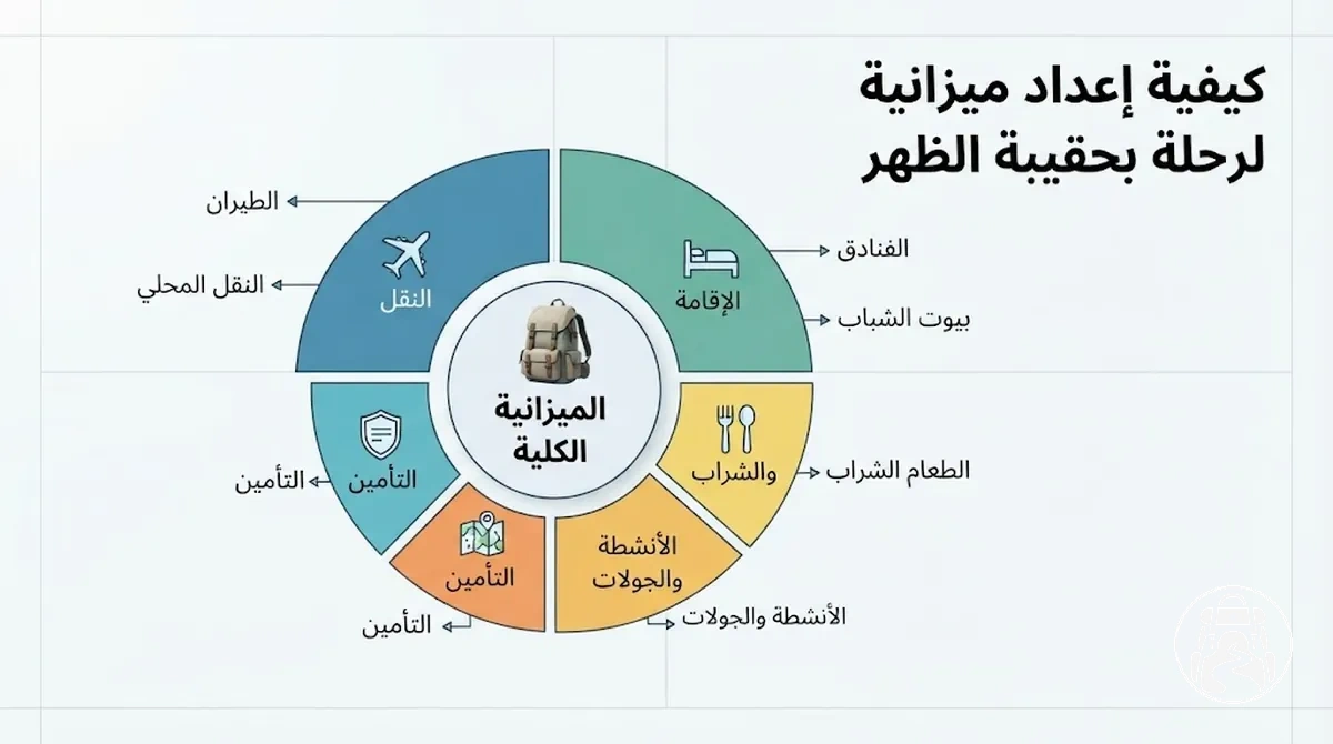 تخطيط ميزانية رحلة بحقيبة الظهر وفق أبرز تكاليف الرحلة
