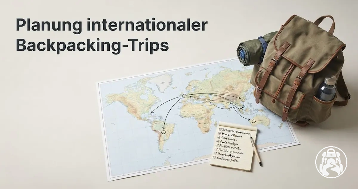 Überblick über Route und Vorbereitung eines internationalen Backpacking-Trips
