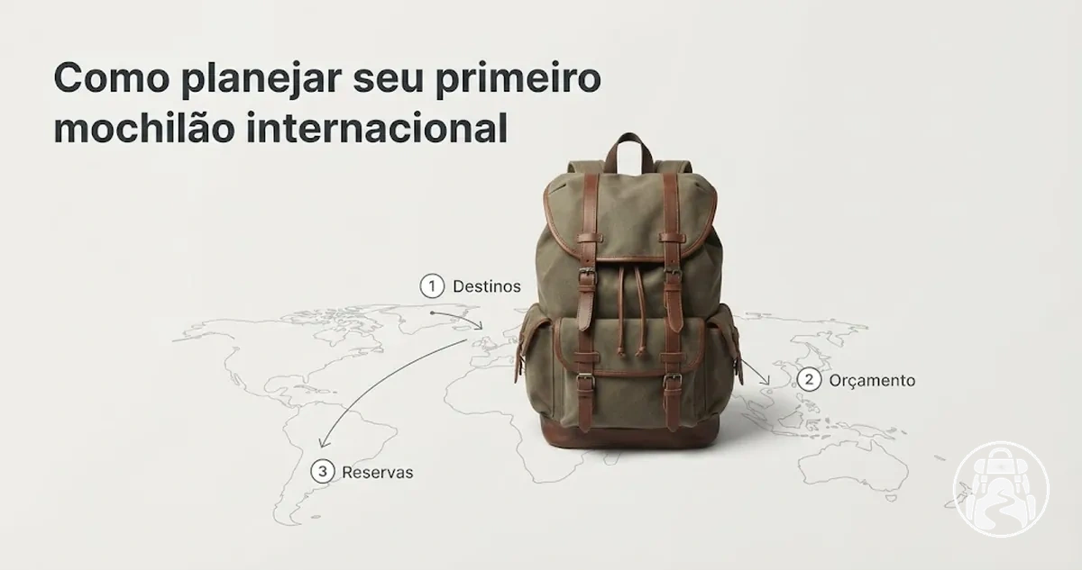 Etapas para planejar o primeiro mochilão internacional